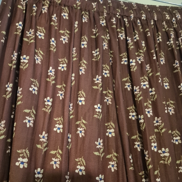 Free People Intimates Burgundy Floral Pants Xl Pajama Lounge Or Dress - Picture 9 of 10